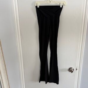 Aerie Black Flared Leggings